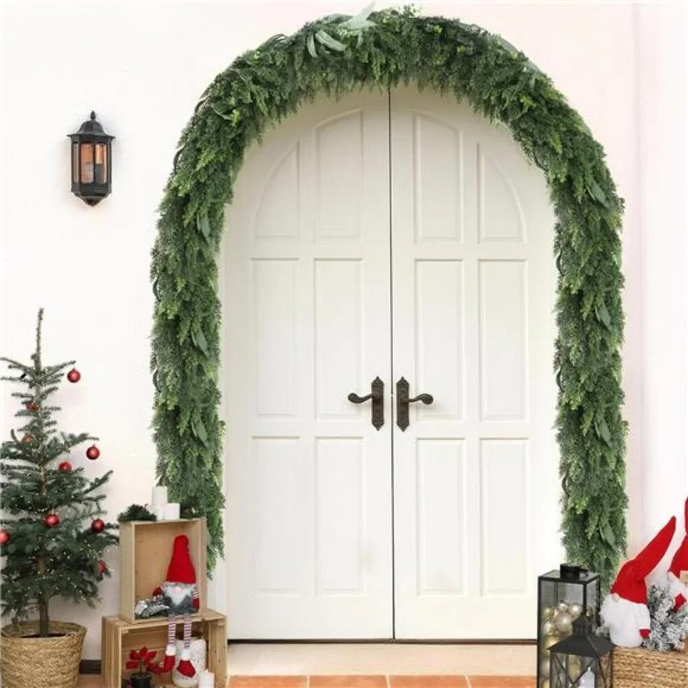 Christmas Decoration - 6FT Christmas Cedar Garland - Artificial Realistic Real